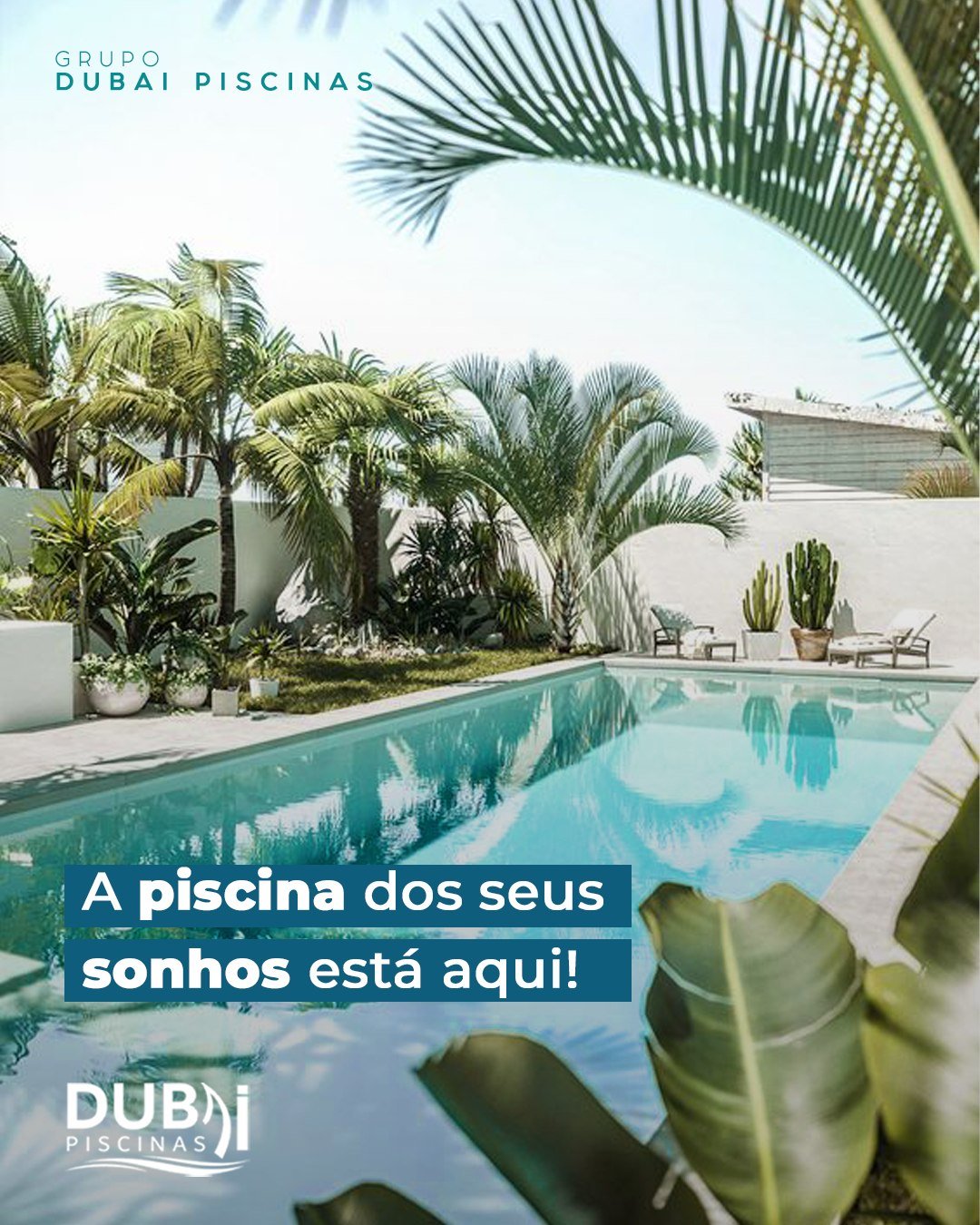 Projeto de piscina realizado pela Dubai Piscinas