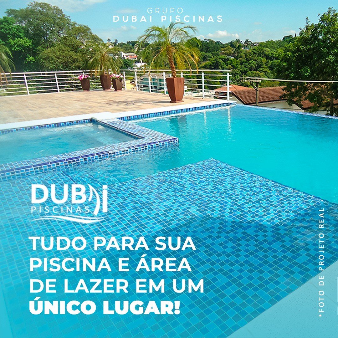 Projeto de piscina realizado pela Dubai Piscinas