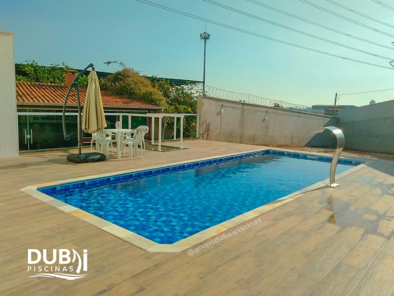 Projeto de piscina realizado pela Dubai Piscinas